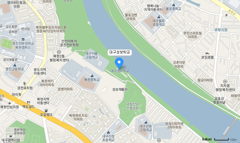 학교 찾아오시는 길 지도